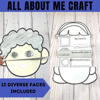 All About Me Craft Kid- Back to School Craft by Liv and Leb | TPT