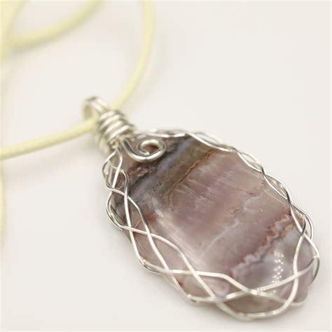 Mexican Lace Agate Necklace