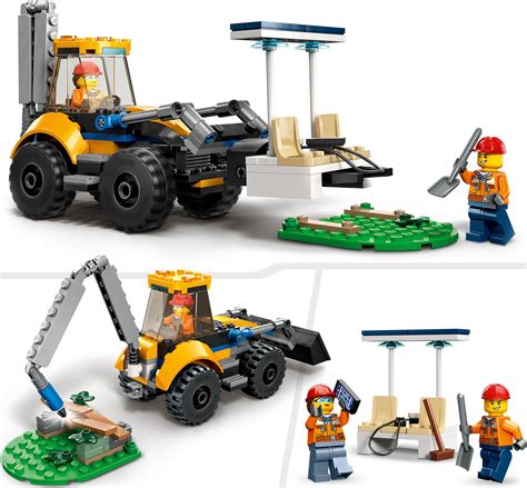 Lego City Construction Digger Excavator Set Lego Dancing Bear Toys