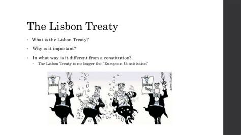 The Lisbon treaty