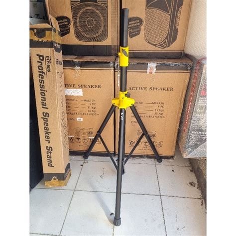 Jual Stand Speaker Besi Tebal Kuning Tripod Speaker Aktif Portable