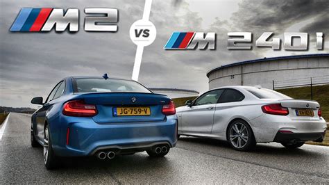 BMW M2 Vs M240i ACCELERATION Sound DRAG RACE By AutoTopNL YouTube