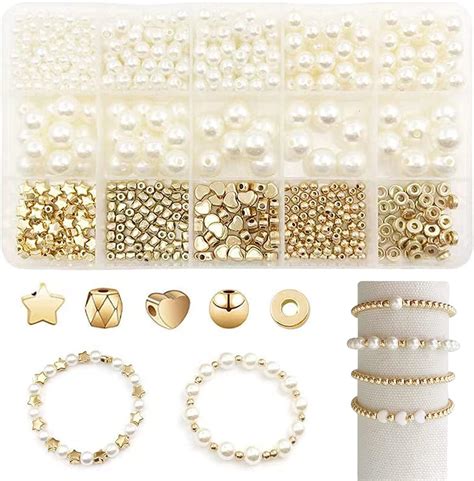 Baoximong Pi Ces Perles Pour Bracelet Kit Perles Set Perles Pour