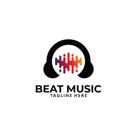 Beat Music Logo Icon Vector Isolated 16927745 Vector Art At Vecteezy