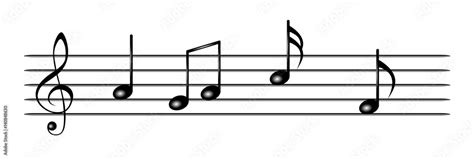 Pentagramma Delle Note Musicali