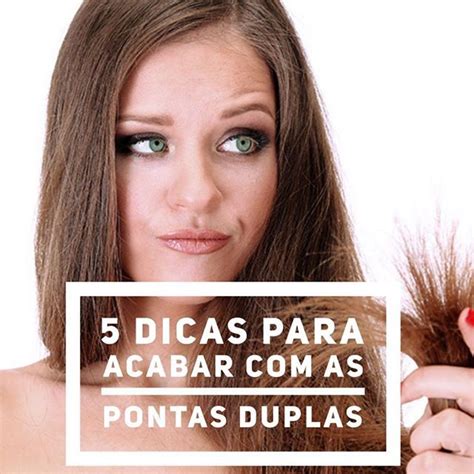 Pontas duplas são o resultado de um cabelo ressecado Por isso para