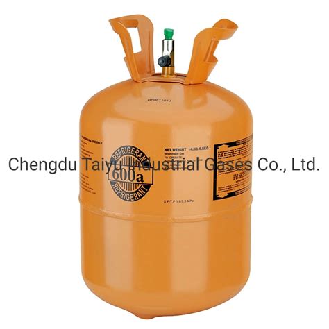 Disposable Cylinder ISO Butane R600A Refrigerant Gas 5kg 6 5kg Content