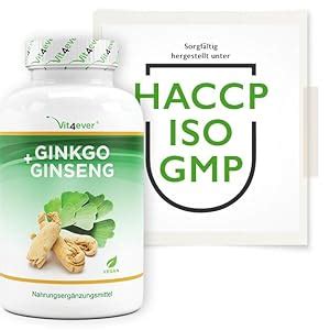 Ginkgo Ginseng Tabletten Spezial Extrakt Hochdosiert