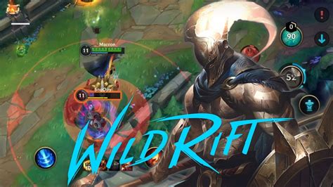 Wild Rift Pantheon VS Zed Baron Lane YouTube