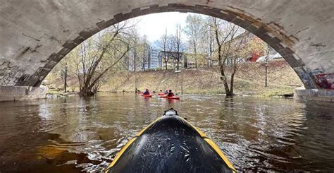 Packraft Tour Auf Dem Fluss Akerselva Durch Das Zentrum Von Oslo