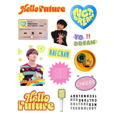 Hello Future Nct Dream Haechan Mark Jaemin Sticker Kpop Aesthetic