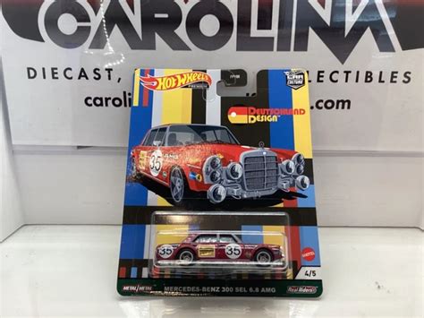 HOT WHEELS VRAI Riders Pneu Caoutchouc Mercedes Benz 300Sel 6 8 Amg Hwp B11 EUR 16 38 PicClick FR