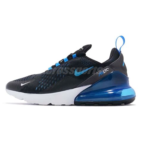 Nike Air Max 270 Liquid Metal Black Blue Fury Men Running Shoes Ah8050 019 Ebay