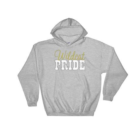 Wildcat Pride Hoodie, Wildcats School Sports Team Spiritwear Hooded ...