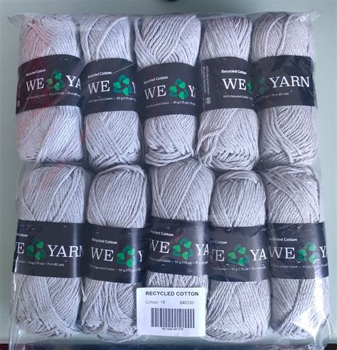 We Love Yarn Recycled 100 Cotton Yarn 10 Pack