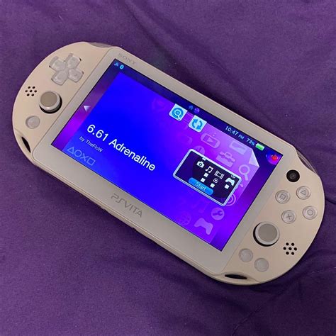 Gb Modded Psvita Slim Series White Wifi Henkaku Enso Ps