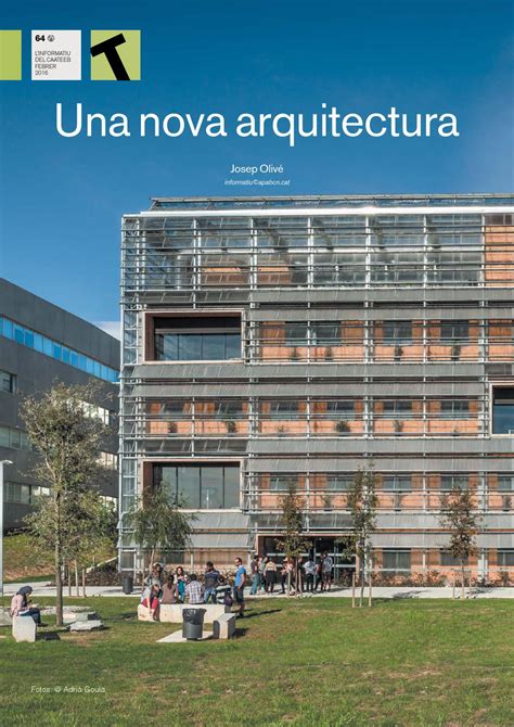 Una Nova Arquitectura By CAATEEB Collegi Aparelladors Issuu