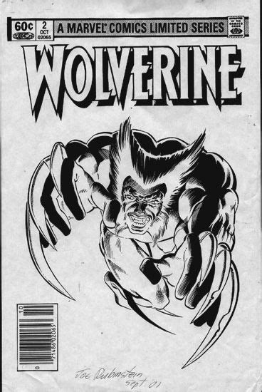 Wolverine Vol 1 Housead And Cover Artwork By Frank Miller With Inks