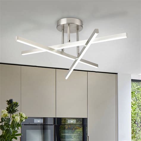 Wrought Studio Celene Modern Led Ceiling Light Fixtures Dimmable Semi