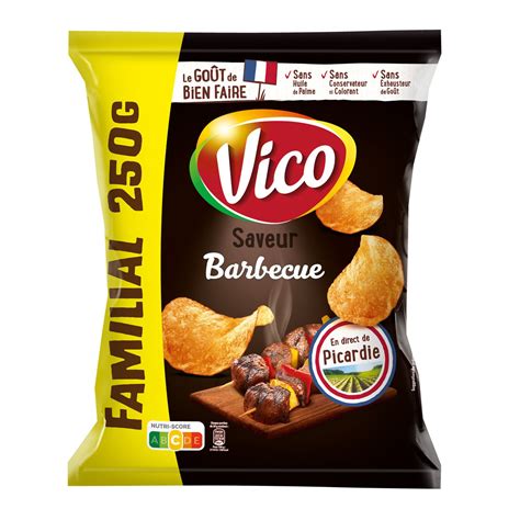 Chips barbecue VICO le sachet de 250g à Prix Carrefour