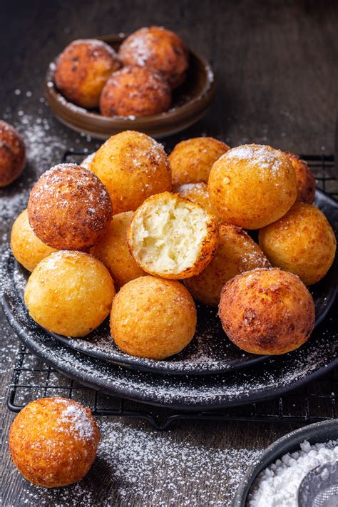 Farmers Cheese Donut Holes Ponchiki Momsdish