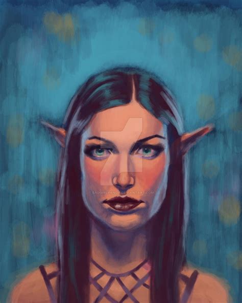 Blue Elf By Badgirlpanda On Deviantart