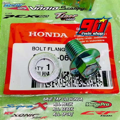 Jual Baut Tap Pembuangan Oli HONDA Supra Beat Vario Scoopy CRF Tiger