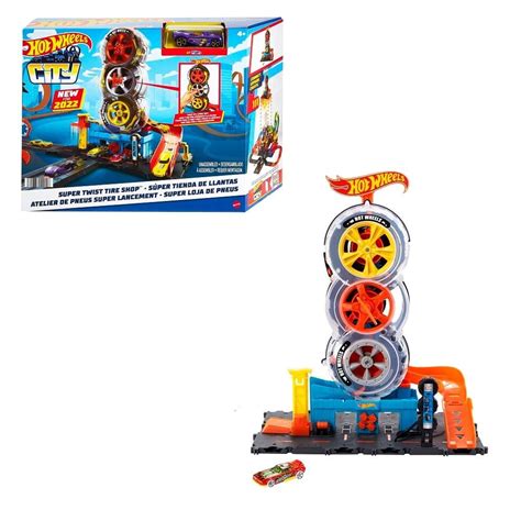 Pista de Juguete Hot Wheels Súper Tienda de Llantas Walmart