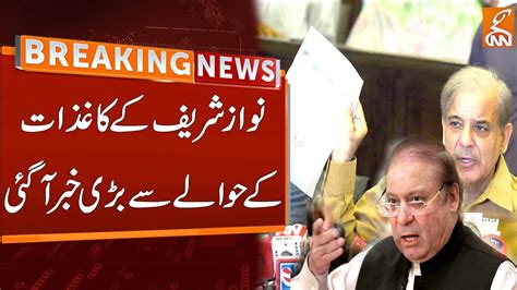 Big News Regarding The Papers Of Nawaz Sharif Breaking News Gnn