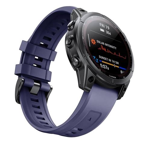 Köp Mörkblått Sport Armband till Garmin Fenix 7S CaseOnline se