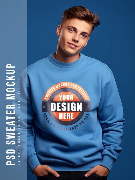 Premium PSD | Psd sweater mockup