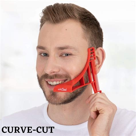 Three Dimensional Beard Shaping Tool Shaving Template Beard Shaper