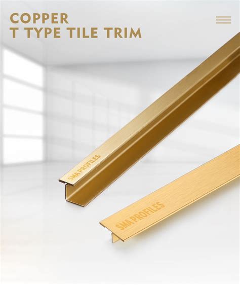 China Customized Brushed Brass Tile Trim 10mm Suppliers Manufacturers Factory Direct