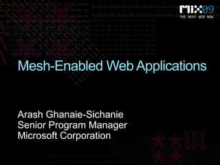 Mesh-Enabled Web Applications | PPT