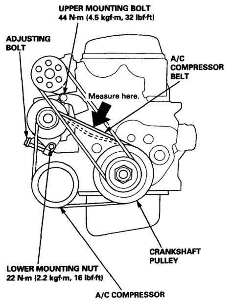 I Need To Replace The Serpentine Belt On A 2001 Honda Prelude How Do