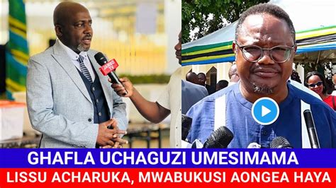 LIVE UPDATES KINACHOENDELEA UCHAGUZI WA TLS TUNDU LISSU ACHARUKA