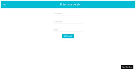 Multistep Form Codesandbox