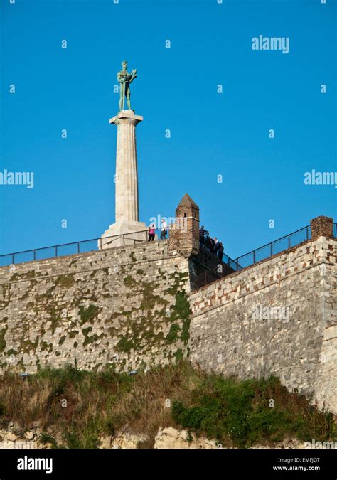 Pobednik The Symbol Of Beograd At The Kalemegda In Beograd In Serbia