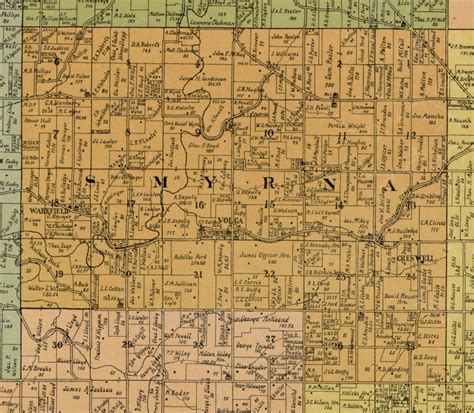 Jefferson County Indiana 1900 Old Wall Map Reprint With | Etsy