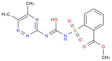 2 [[[ 5 6 Dimethyl 1 2 4 Triazin 3 Yl Amino] Oxomethyl]sulfamoyl]benzoic Acid Methyl Ester 74224