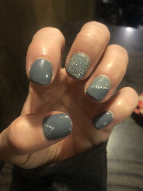 Grey Shellac Nails Shellac Designs Trendy Nails Hair And Nails