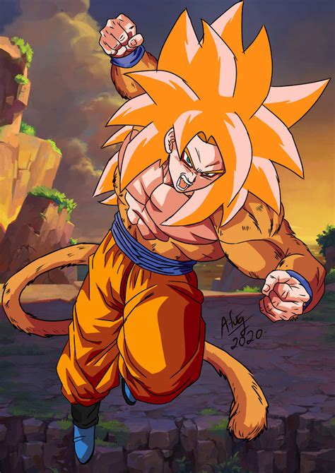 Super Saiyan 4 Goku (Golden) by Afiq1818 on DeviantArt