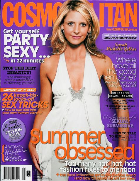 Sarah Michelle Gellar for Cosmopolitan Australia January 2005 - Hot