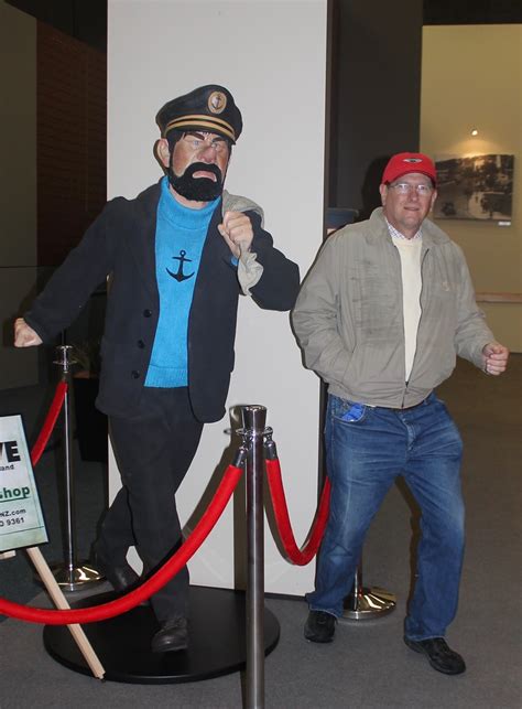 Captain Haddock Life Size Caricature Of The Captain Haddoc Flickr