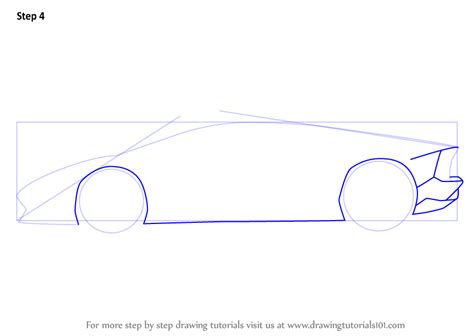 Learn How To Draw Lamborghini Centenario Side View Sports Cars Step