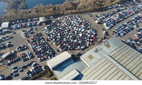 Aerial View Huge Big Car Parking Stock Photo 2260833217 | Shutterstock