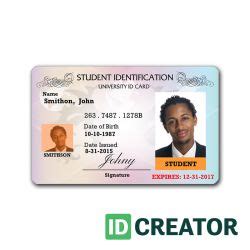 Free Custom ID Card Templates by IDCreator. Make ID Badges!