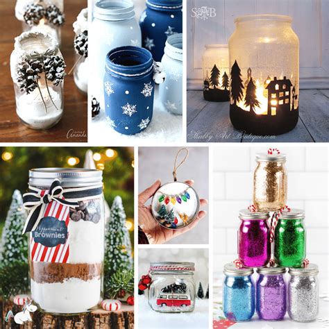 62 Mason Jar Christmas Crafts You Need To See The Mummy Front