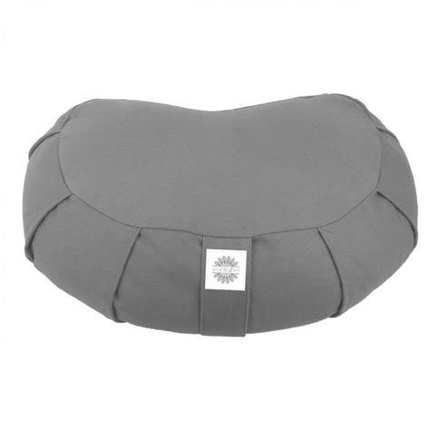 Pouf zafu coussin de méditation yoga Demi lune 44 x 27 x 13 cm