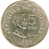 Philippine 5 Peso Coin